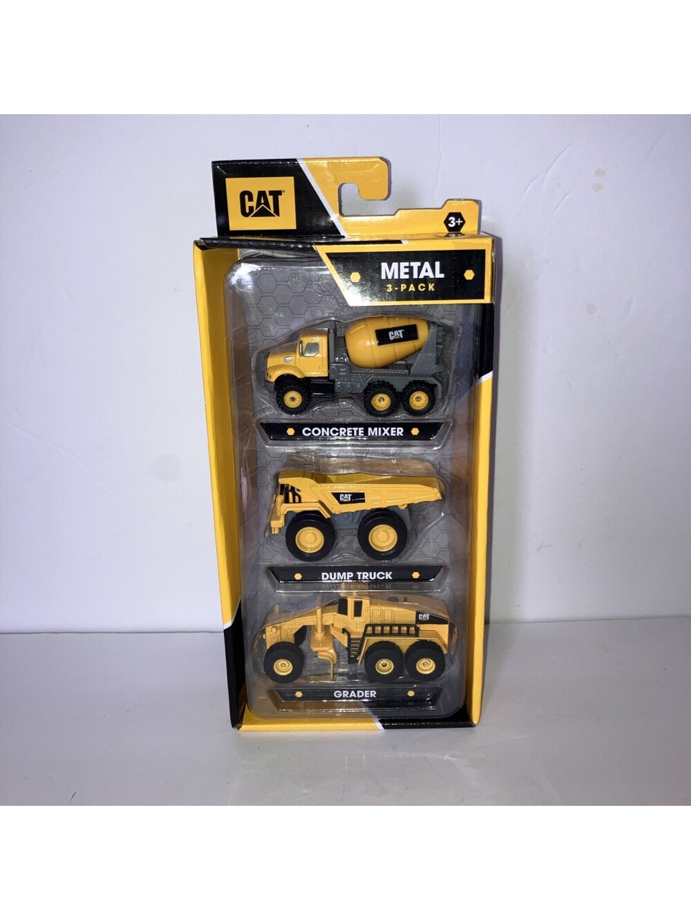 Caterpillar Cat 82273 Metal Diecast Concrete Mixer Dump Truck Grader 3 NEW